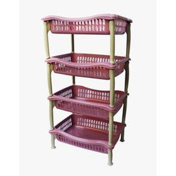 4 Étagères de Rangement Cuisine - en Plastique