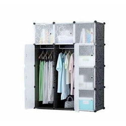 Armoire Etagère Modulable - 12 Cubes
