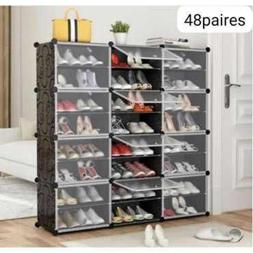 Rangement de Chaussures en cube 48 PAIRES