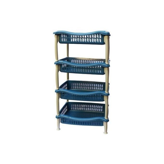 4 Étagères de Rangement Cuisine - en Plastique