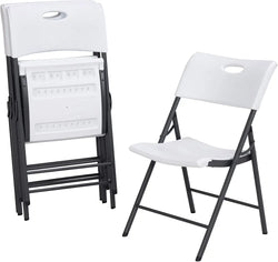 Chaise pliante blanche