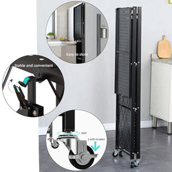 Support de rangement étagères pliante pour fournitures de cuisine et articles divers