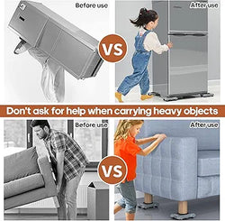 Jeu de rouleaux de Transport de meubles, support avec roues