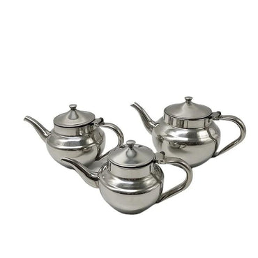 ensemble 3 théière inox