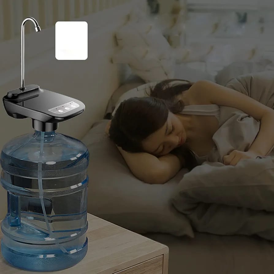 Pompe à eau électrique Portable sans fil avec plateau, distributeur d'eau automatique