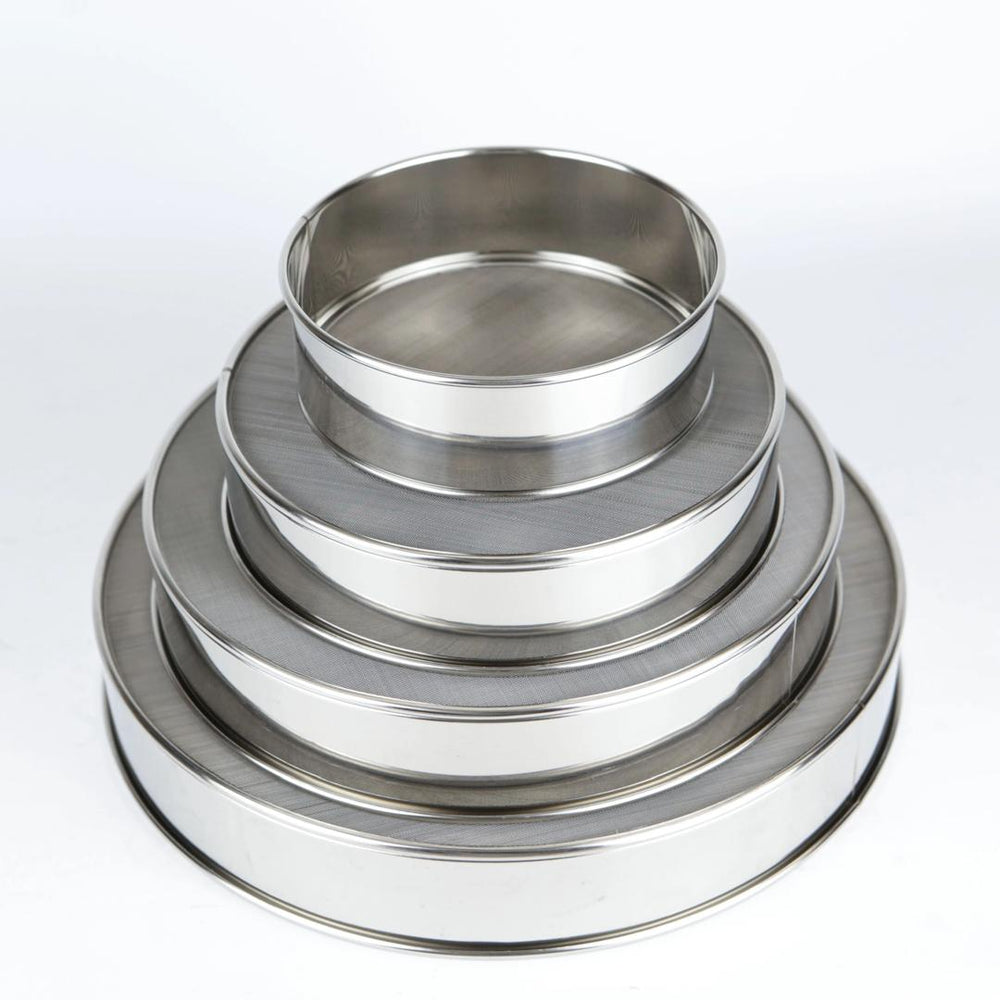 Set de 6 tamis ( passoire) rond en acier - Argenté