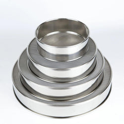 Set de 6 tamis ( passoire) rond en acier - Argenté