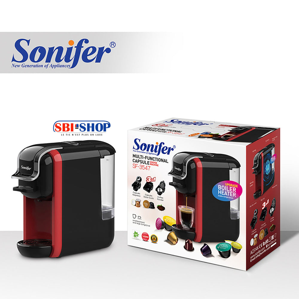 Sonifer  meilleure machine à expresso automatique électrique autre cafetière multi-capsules 3 en 1