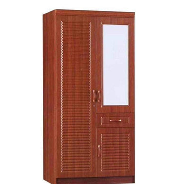 Armoire Importé - 2 Battants - 2.00 m x 1.00 m Marron En Bois