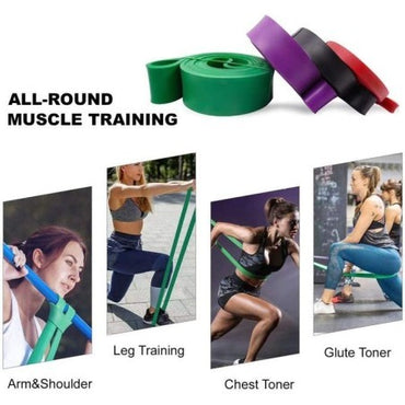 Bande Elastique Traction Musculation pour Exercice, Yoga, Fitness, Gym