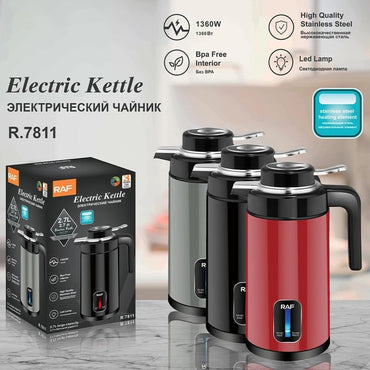 Bouilloire Électrique Original Plus Thermos Avec Une Capacité De 2.7 Litres Très Tendance Et Très Pratique.