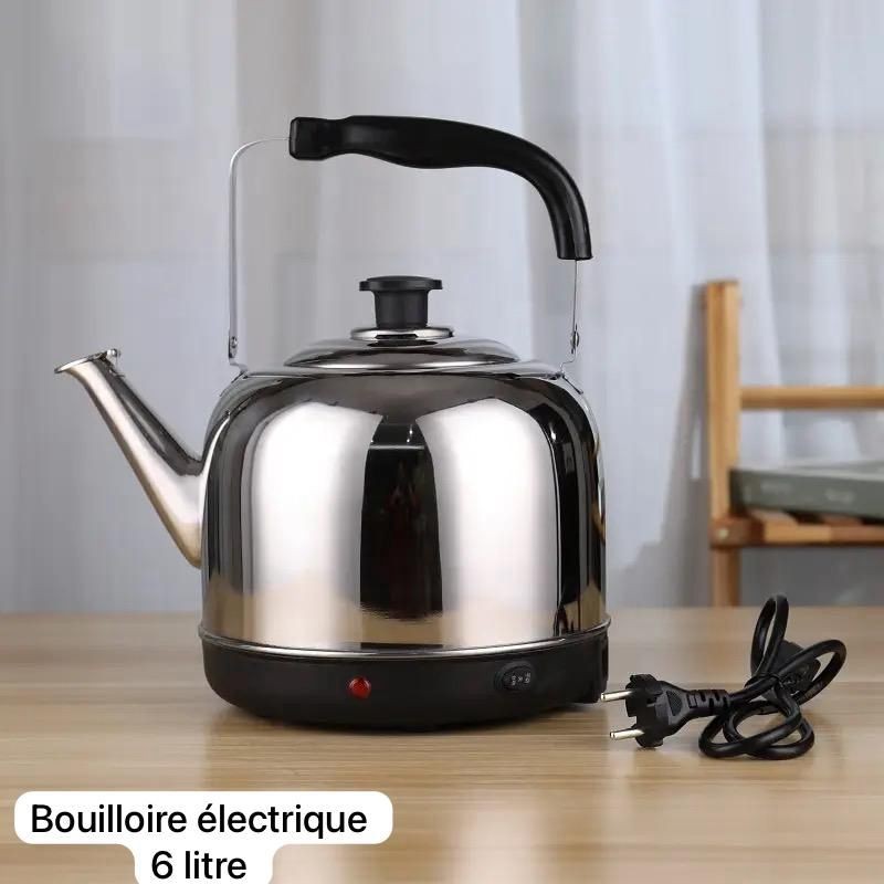 Bouilloire Électrique , Thermostat En Acier Inoxydable, Chauffe-Eau Chaud, Théière À Arrêt Automatique