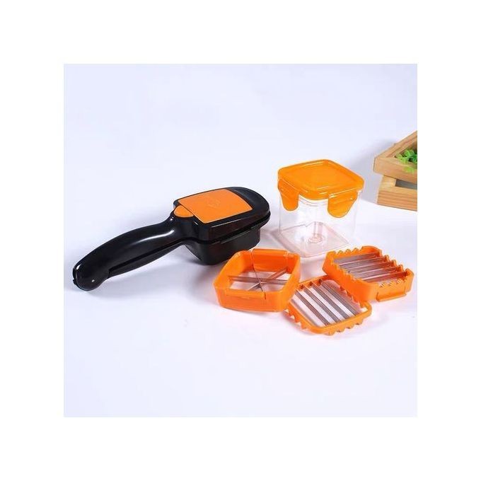 Coupe-légumes en Acier Inoxydable et Plastique - Nicer Dicer