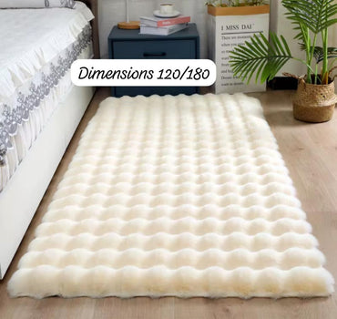 Descente de lit pour La Chambre à Coucher Et Le Salon, Tapis Flou Et Doux Moderne en Peluche pour La Décoration D'intérieur