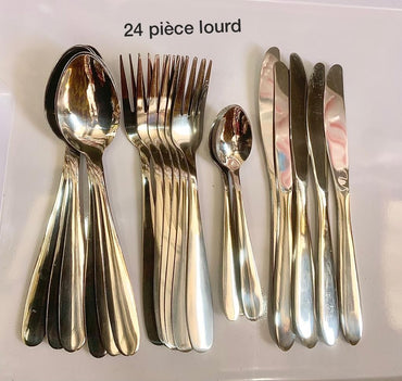 Ensemble de couvert 24 pièces