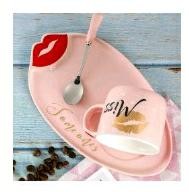 Ensemble de tasse et sous tasse a café