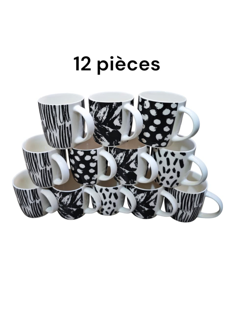 Ensemble De Tasses 12 Pièces