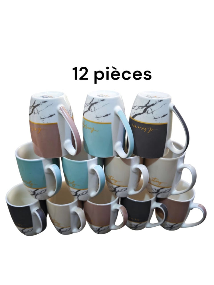 Ensemble De Tasses 12 Pièces