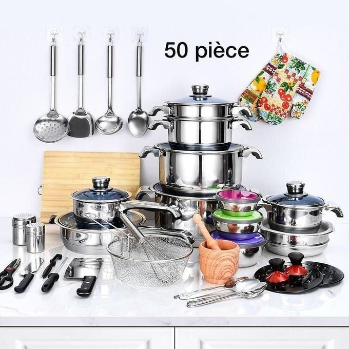 Ensemble de vaisselle 50 pièces