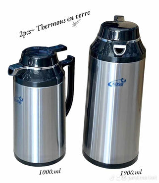 ensemble deux thermos Isotherme en Acier Inoxydable