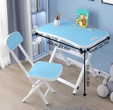 Ensemble Table Et Chaises,  Bureau Pliable À La Maison Portable