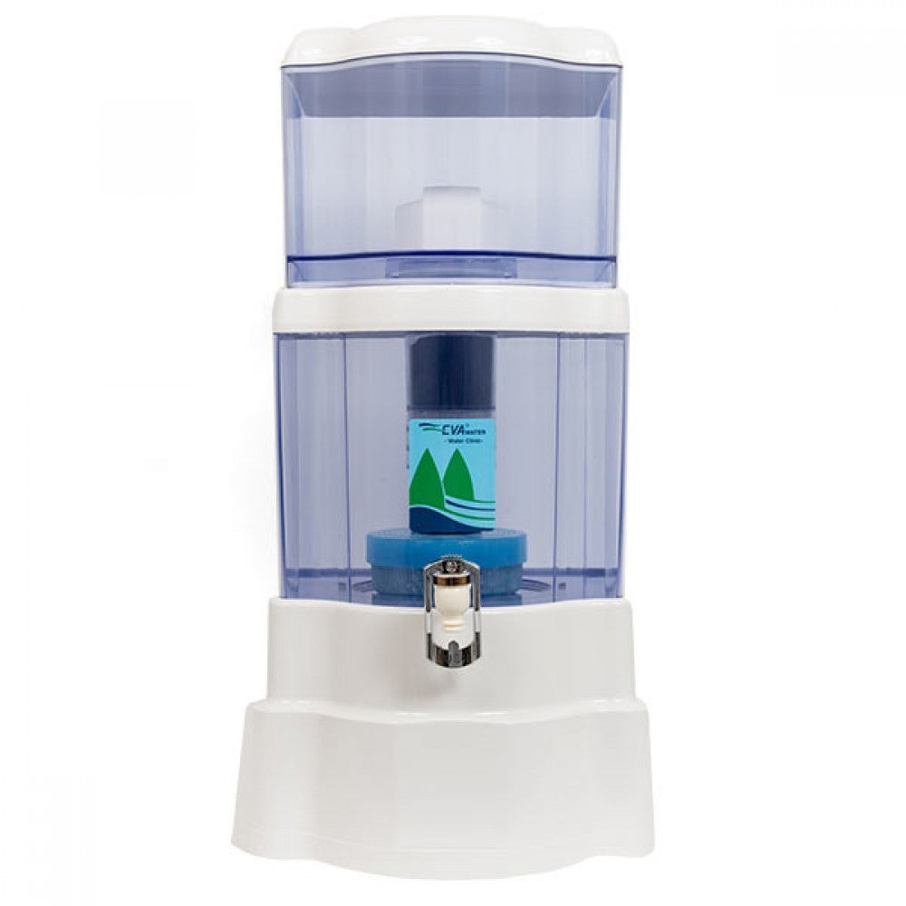 FONTAINE ET FILTRE À EAU - 22 LITRES - BLANC