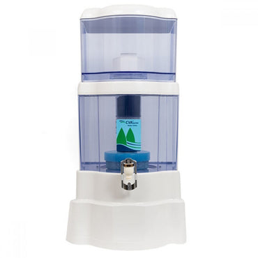 FONTAINE ET FILTRE À EAU - 22 LITRES - BLANC