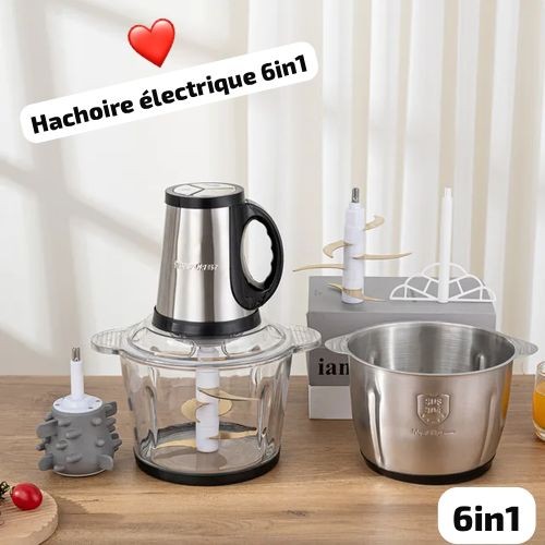 Hachoir 6 IN 1 à viande original 3.5 litres