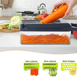 Découpe Légumes Nicer Dicer Plus - Multifonctions - 7 Lames - Vert