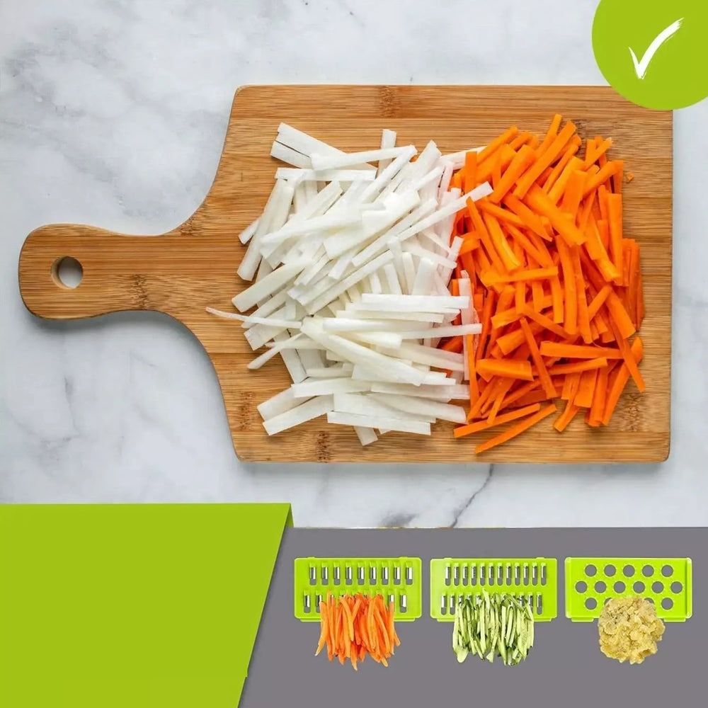 Découpe Légumes Nicer Dicer Plus - Multifonctions - 7 Lames - Vert