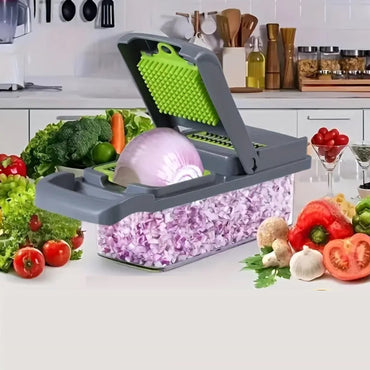 Découpe Légumes Nicer Dicer Plus - Multifonctions - 7 Lames - Vert