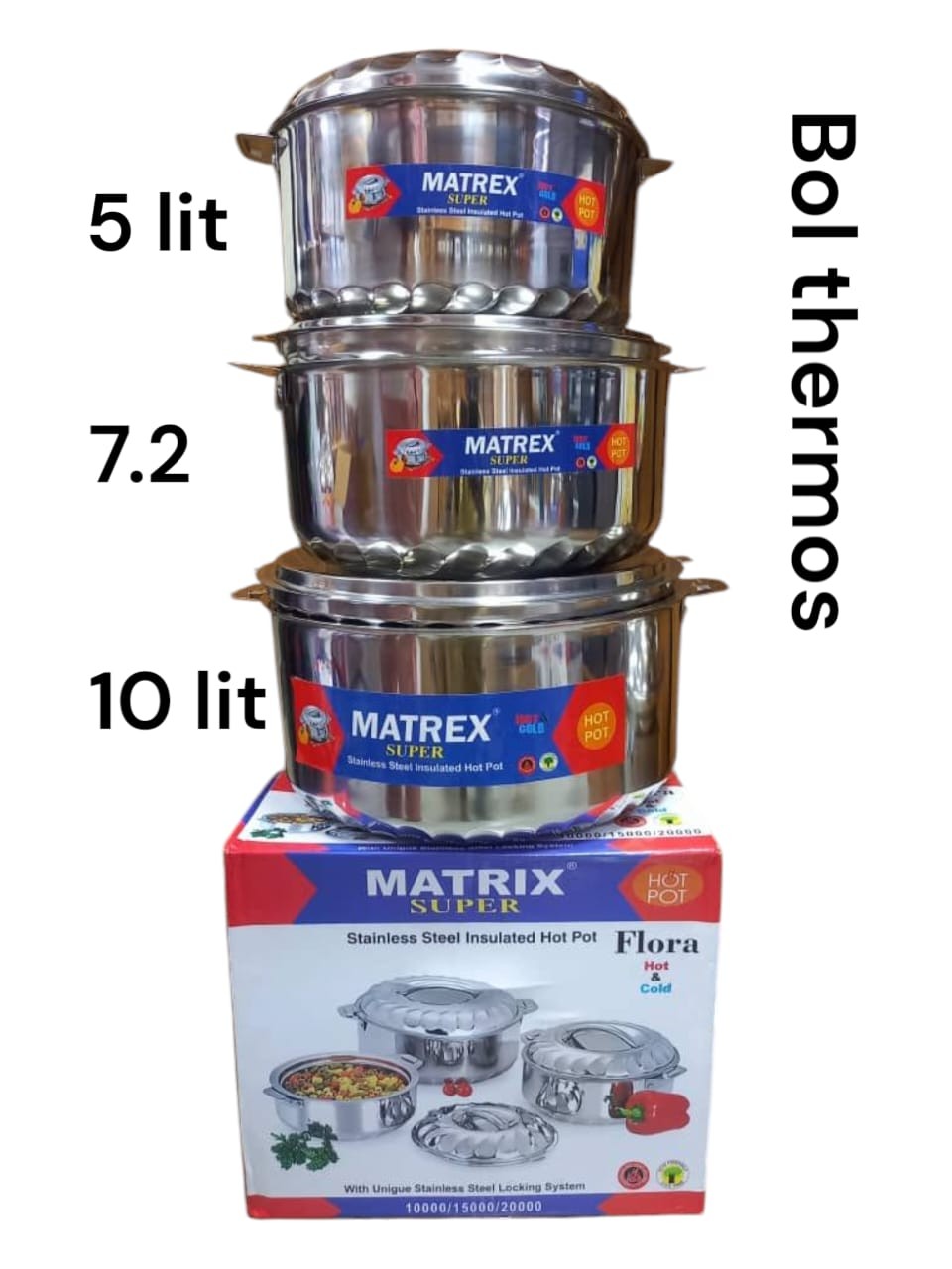 lot de 3  BOLS ISOTHEMES 24H GM