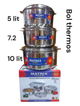 lot de 3  BOLS ISOTHEMES 24H GM