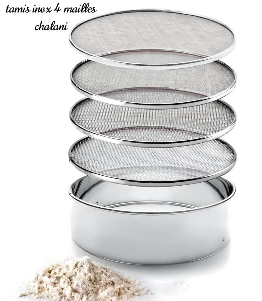 LOT DE 4 PIÈCES DE TAMIS - ALUMINIUM