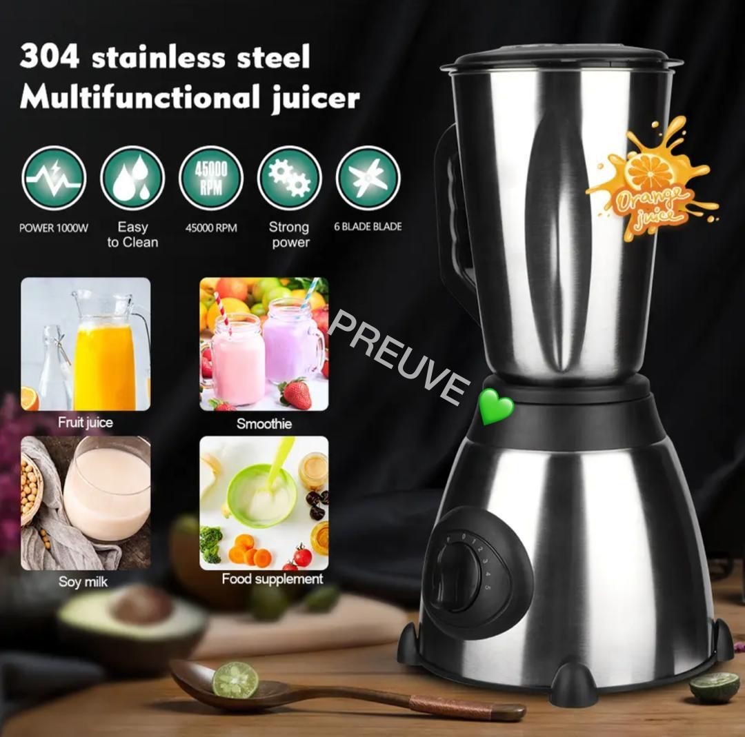 Mixeur blender multifonctionnel 1.5 litres