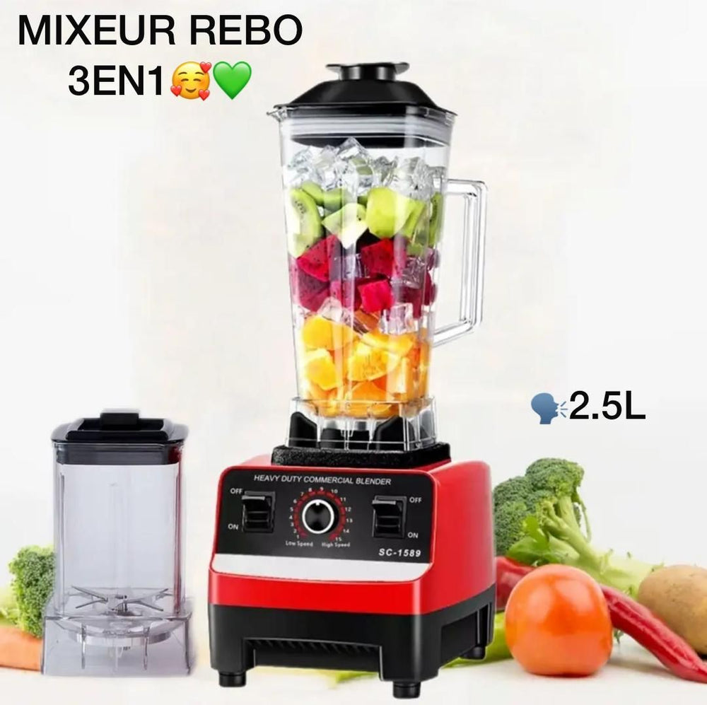 Mixeur Blender - 3000w- 2.5 L