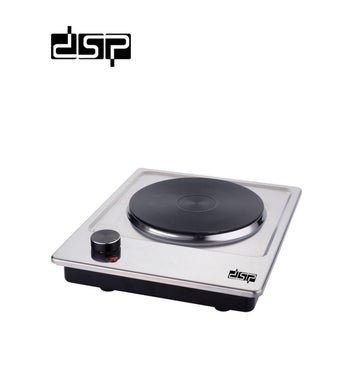 Plaque chauffante électrique à un brûleur en fonte DSP, argent