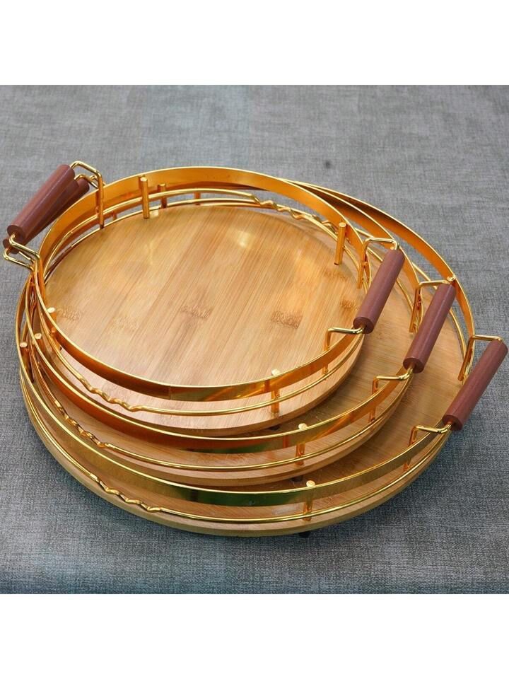 Séries plateau en bambou 3 pcs