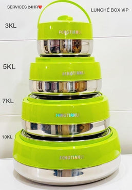 SET DE 4 BOLS ISOTHERMES FENGTIANLI BOLS ISOTHEMES 24H LUNCHBOX INOX