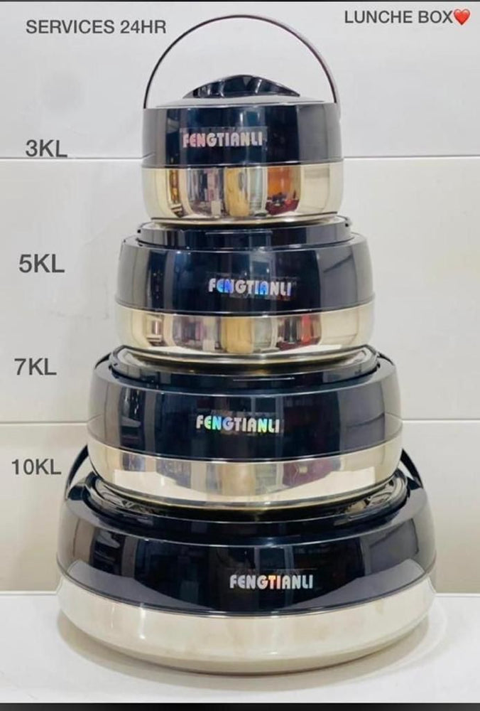 SET DE 4 BOLS ISOTHERMES FENGTIANLI BOLS ISOTHEMES 24H LUNCHBOX INOX