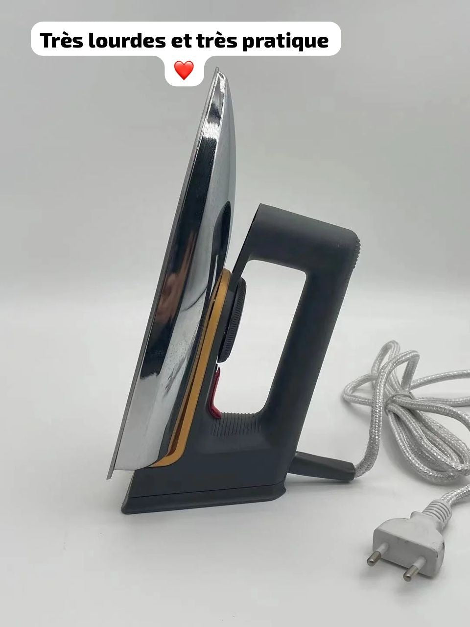 Fer à repasser électrique à l'ancienne, fer électrique