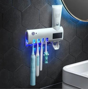 Stérilisateur De Brosss + 4 brosse à dents + pate dentifrice