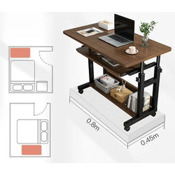 Table de chevet réglable - Bureau - Grande modèle 80cm x 45cm