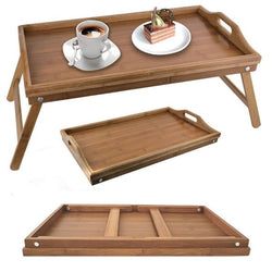 Table petit déjeuner en bois - pliable