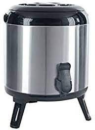 Thermos Isotherme à chaud & Glacière - 6 Litres - Inox