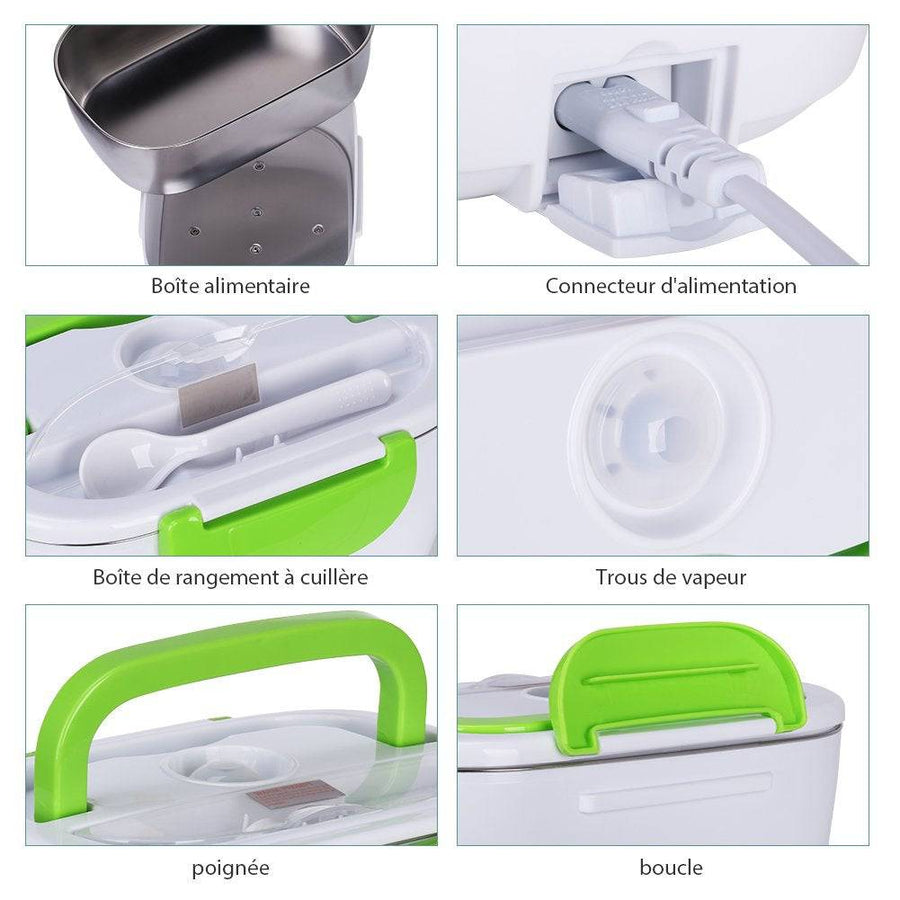Boîte à repas et chauffe plats électrique