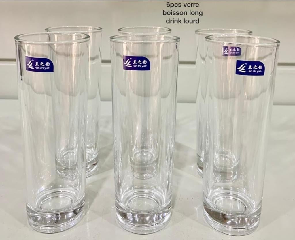 Verre à Boisson - 6 Pièces - Long Drink